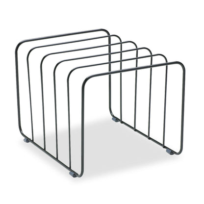 Fellowes Wire Vertical File, 5 Sections, Letter to Legal Size Files, 10.25" x 8" x 7.44", Black