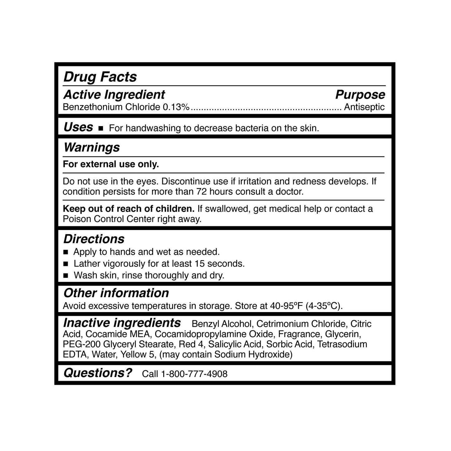 McKesson Clean Scent Antibacterial Soap, 18-ounce bottle 53-28067-18