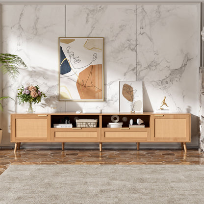 TV Stand, Media Console With Cable Management