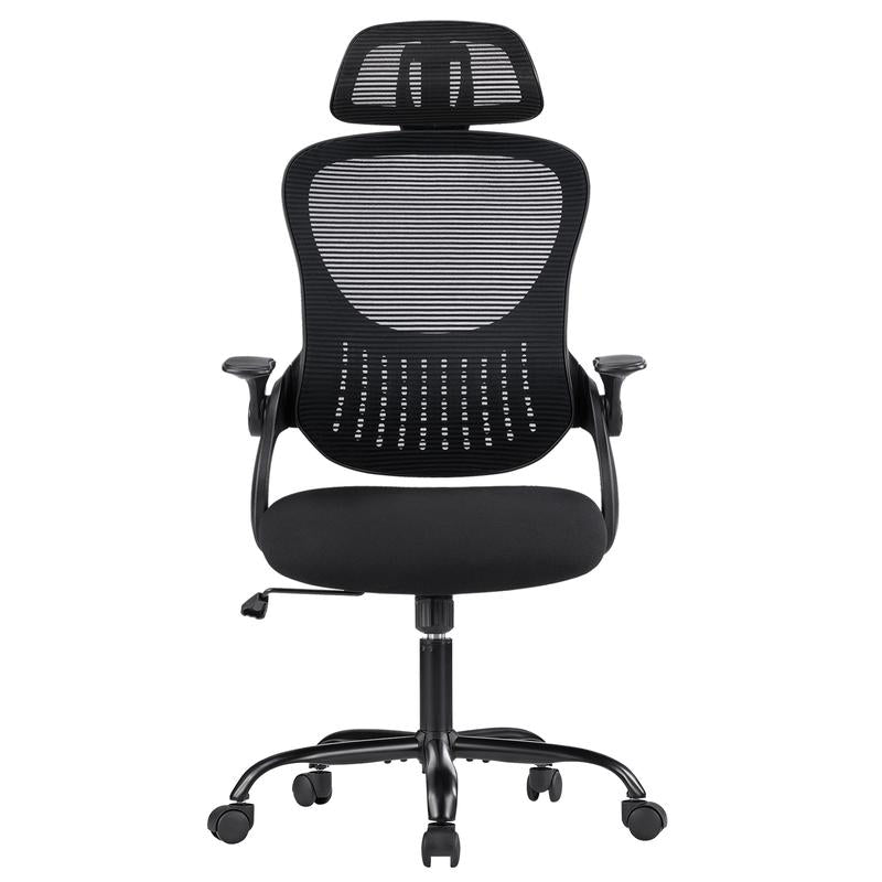 【Deal】Sweetfurniture Office Chair, Desk Chair, Ergonomic Home Office Desk Chairs, Computer Chair with Comfortable Armrests, Mid-Back Task