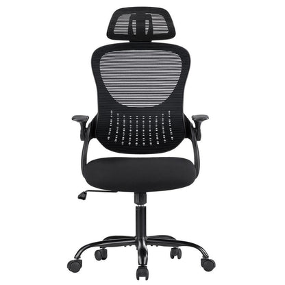 【Deal】Sweetfurniture Office Chair, Desk Chair, Ergonomic Home Office Desk Chairs, Computer Chair with Comfortable Armrests, Mid-Back Task