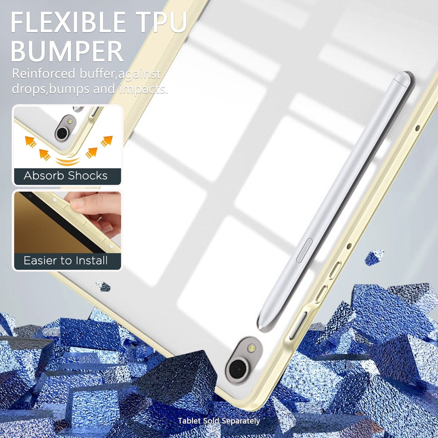 Samsung Galaxy Tab S10 FE Folio Case - Durable Lightweight Ergonomic Design | Venture Series