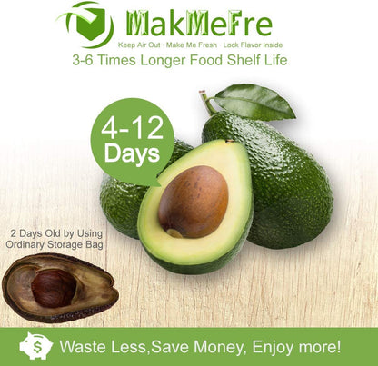 Makmefre 8 Pack 8"X20'(4Rolls) and 11"X20' (4Rolls) Vacuum Sealer Bags Rolls for Food,Commercial Grade, BPA Free,Puncture Prevention,Great for Sous Vide Cooking