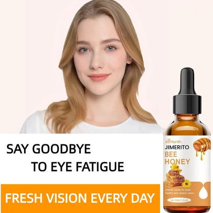 JIMERITO Bee Honey Eye Care Drops – Effects: Moisturizing, Soothing, Refreshing, for Dry & Tired Eyes Relieves Dryness Lightweight