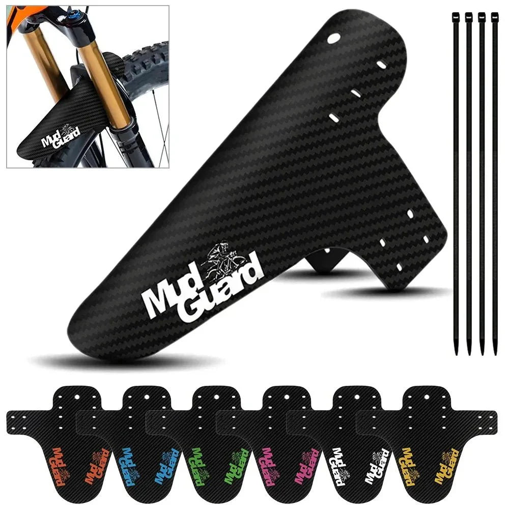 3D Carbon Fiber Bicycle Fender Set | Front and Rear Mud Guards