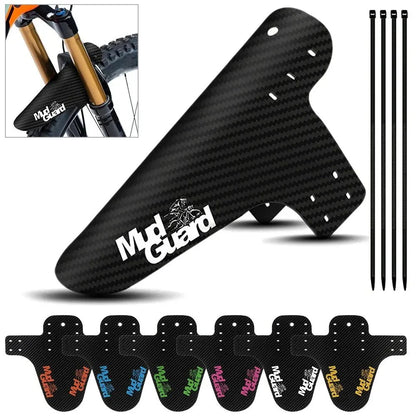 3D Carbon Fiber Bicycle Fender Set | Front and Rear Mud Guards