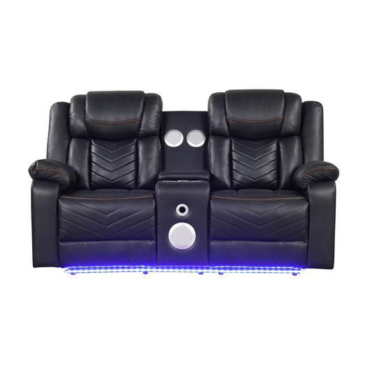 Challenger - LED Power Recliner Loveseat