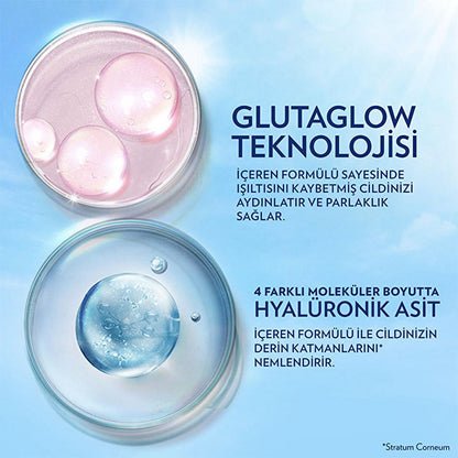 Vaseline Gluta-Hya SPF 50 Sunscreen Body Lotion: UVA/UVB Protection, Hydrating Hyaluronic Acid, Reduces Sunspots, Non-Greasy Formula