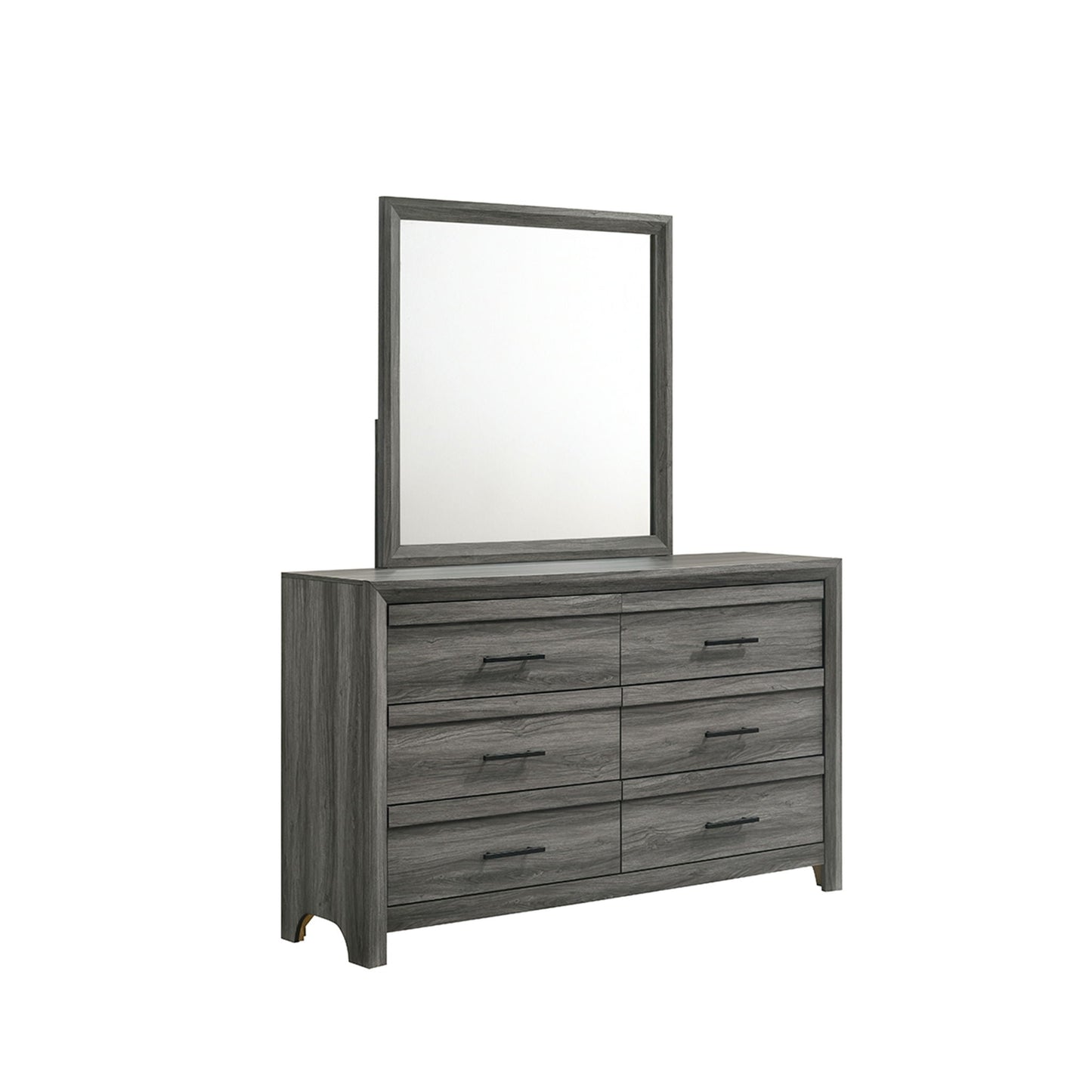 Denver - 6 Drawer Dresser - Gray