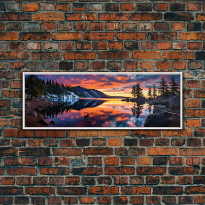 Panoramic of Crater Lake National Park, Extra Large Wall Art, Panoramic Wall Art, Panoramic Print, Landscape Photography, Landscape Print