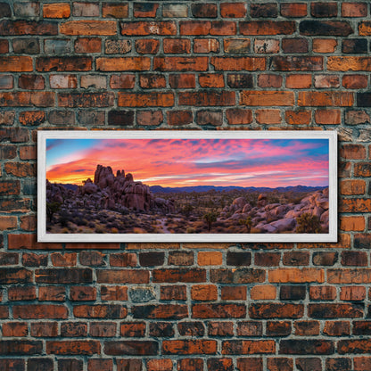 Panoramic Print of Joshua Tree National Park, Extra Large Wall Art, Panoramic Wall Art, Panoramic Landscape Print, Landscape Photography