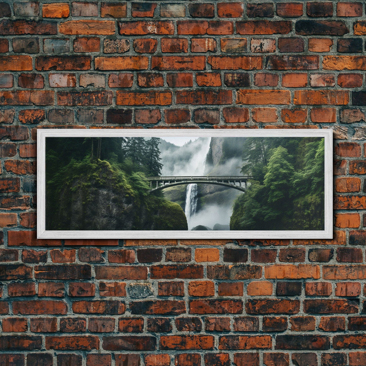 Panoramic Print of Multnomah Falls Oregon Extra Large Wall Art, Panoramic Wall Art, Panoramic Landscape Print, Landscape Photography