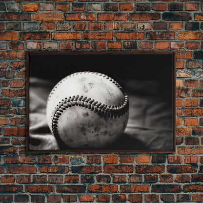 Framed Baseball Print, Black and White Baseball Picture, Sports Wall Decor, Boys Room Wall Decor, Baseball Player Gift, Baseball Nursery Art