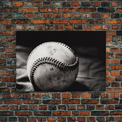 Framed Baseball Print, Black and White Baseball Picture, Sports Wall Decor, Boys Room Wall Decor, Baseball Player Gift, Baseball Nursery Art