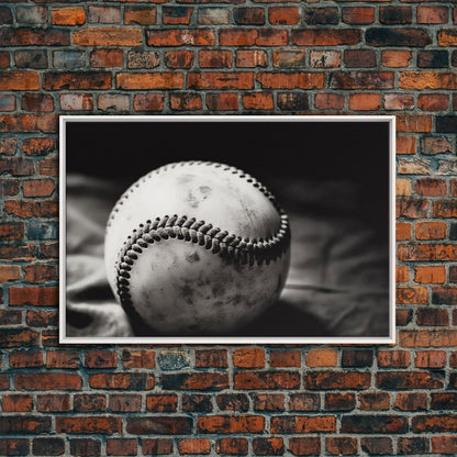 Framed Baseball Print, Black and White Baseball Picture, Sports Wall Decor, Boys Room Wall Decor, Baseball Player Gift, Baseball Nursery Art