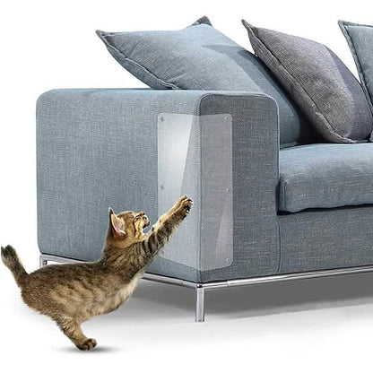 4-Piece: Sofa Cat Scratching Pad Scraper