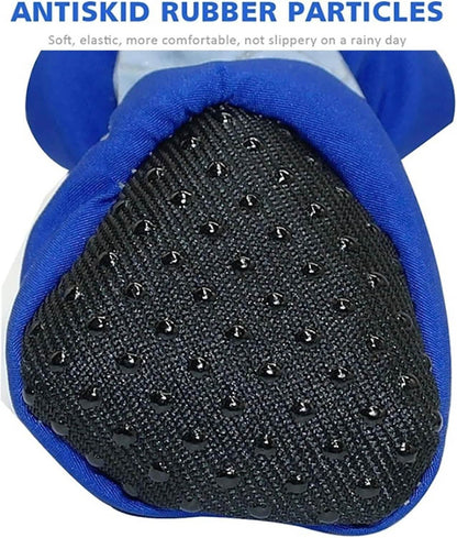 4-Pieces: Water-Resistant Dog Bootie Shoes