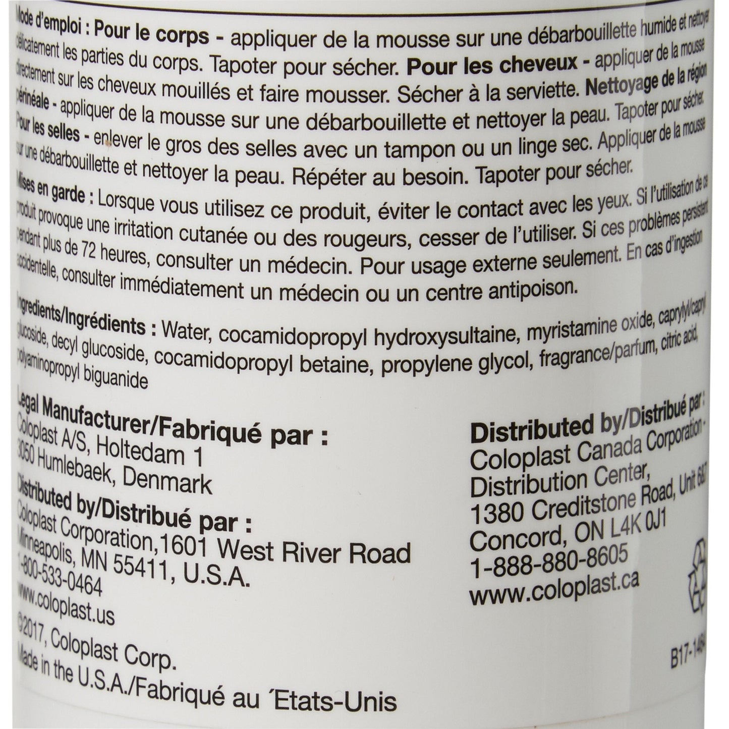 Bedside-Care® Foam Cleanser, Scented, Shampoo and Body Wash, 8.1-ounce bottle COI67145