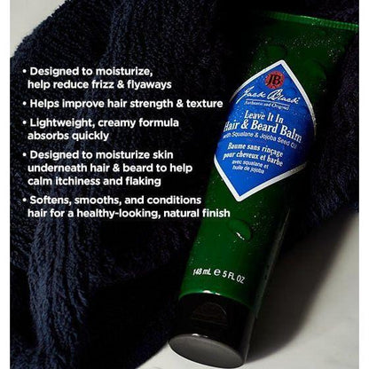 Jack Black Leave It In Hair & Beard Balm 5 Oz