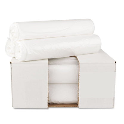 GEN High Density Can Liners, 10 gal, 6 microns, 24" x 23", Natural, 1,000/Carton