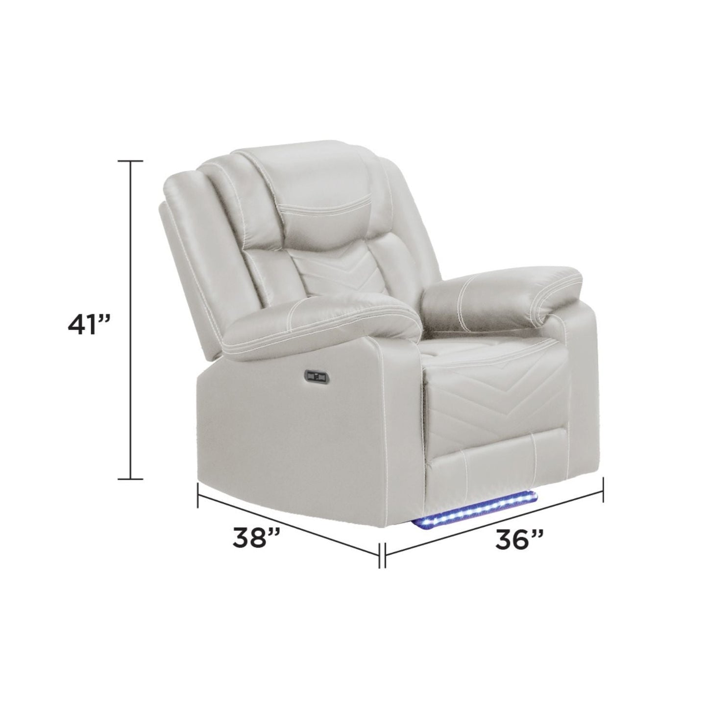 Challenger - LED Power Recliner Set