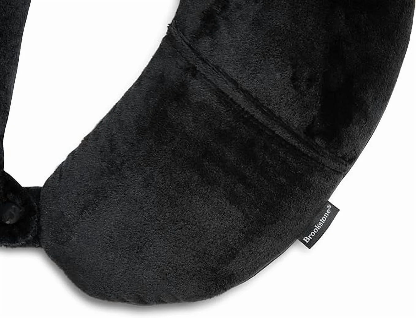 Brookstone Microbead Travel Neck Pillow - Lightweight U-Shaped Travel Pillow for Neck Support
