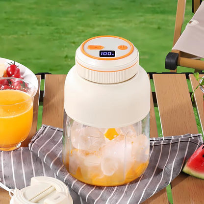 Protable Juicermachine-,Usb Rechargeable Large Capacity Juice Blender Cup,Multifunctional Juicer Machines with 38 Blades,Summer Essentials Portable Household Appliances