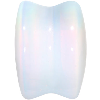 5/8 Natural Opalite Sweet Heart Stone Saddle Plug Set