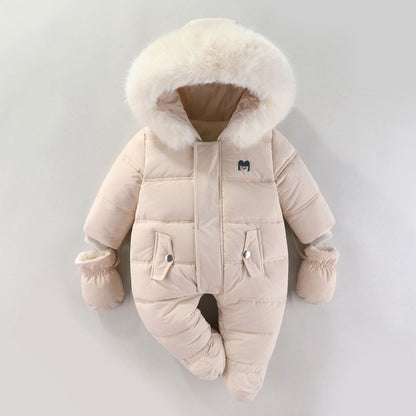 Jumpsuit Fleece-lined Quilted Cotton-padded Clothes