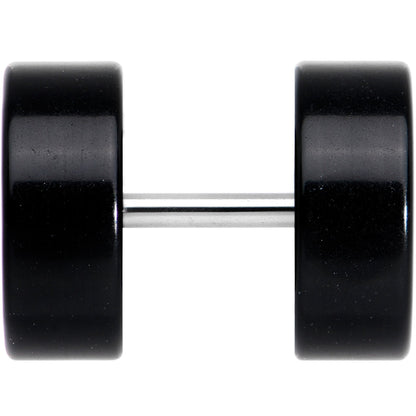 Black Acrylic Cheater Plug Set Looks Like 00G