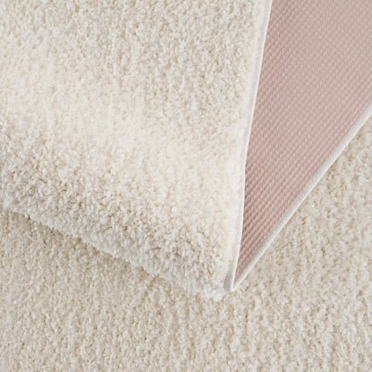 Judy White Washable Area Rug - Clearance