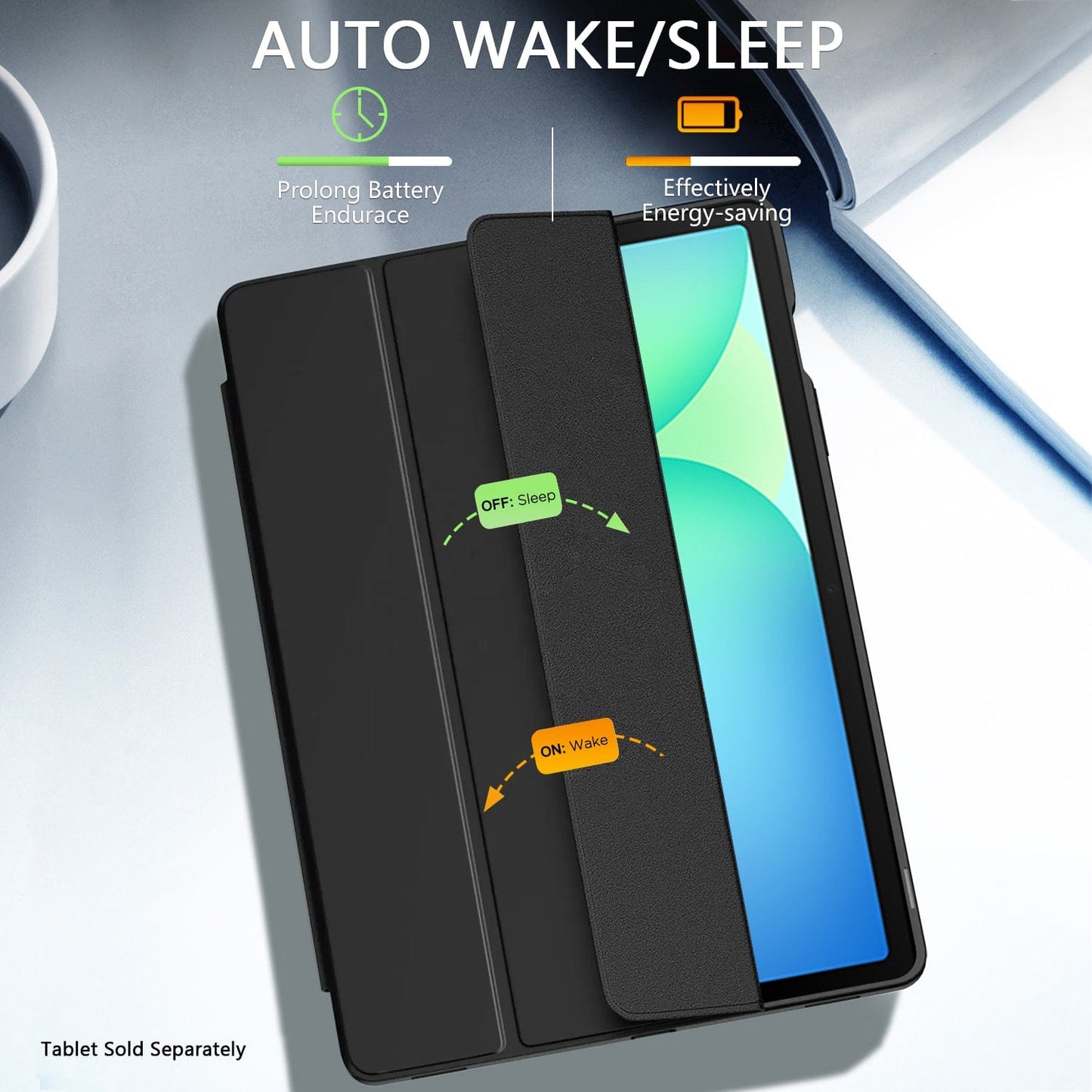 Samsung Galaxy Tab S10 FE Folio Case - Durable Lightweight Ergonomic Design | Venture Series