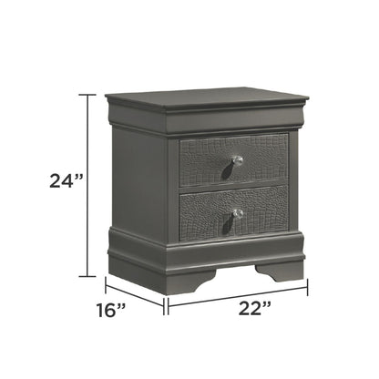 Blaze - 2 Drawer Nightstand