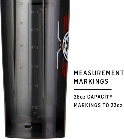 Star Wars Darth Vader Helmet Shaker Bottle - 28-Ounce Pro Series for Protein Shakes & Pre Workout