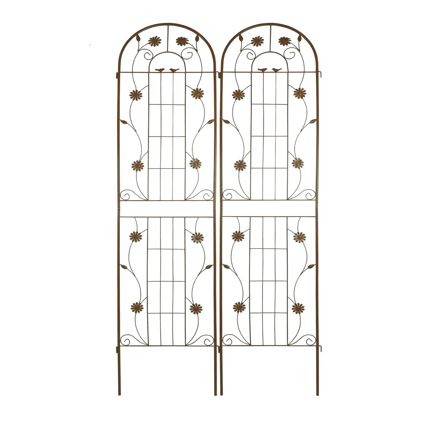 Metal Garden Trellis Rustproof Trellis For Climbing Plant Outdoor Flower Support