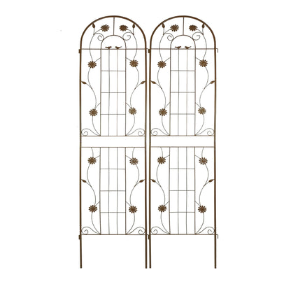 Metal Garden Trellis Rustproof Trellis For Climbing Plant Outdoor Flower Support