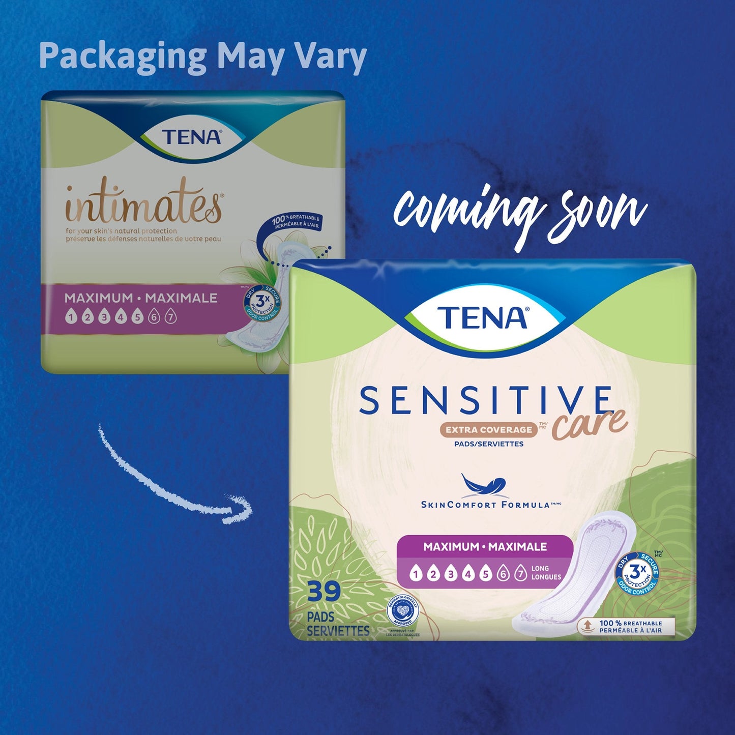 Tena® Intimates™ Maximum Bladder Control Pad, 13-Inch Length 54267