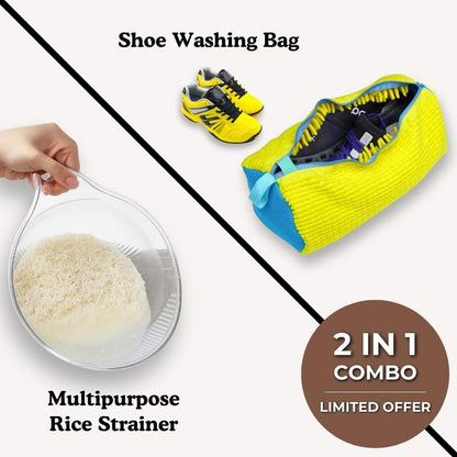 Washing Machine Shoe Bag, Durable Zipper Shoes Removable Washing Bags, Shoe Storage Bag, Laundry Tools & Accessories for Laundry Room Organiser, Home Laundry Room, Laundry Products