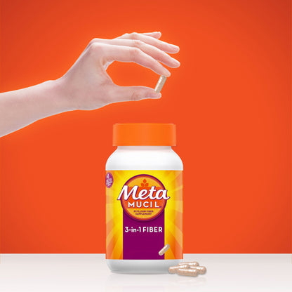 Metamucil® 3-in-1 Fiber Capsules 37000040511