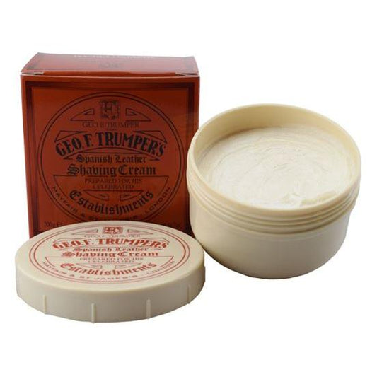 Geo. F. Trumper Spanish Leather Soft Shaving Cream Bowl/Tube