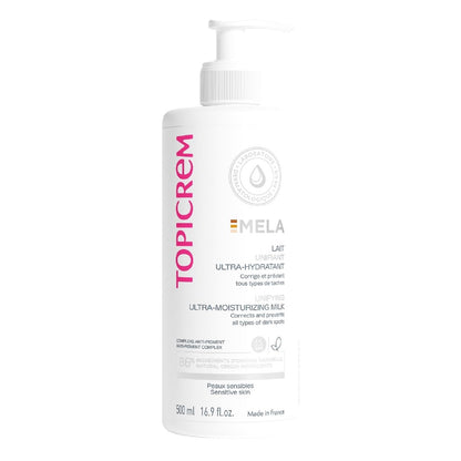 Topicrem Moisturizing Body Milk, 500ml - Hydrating & Brightening Body Lotion for Dry Skin