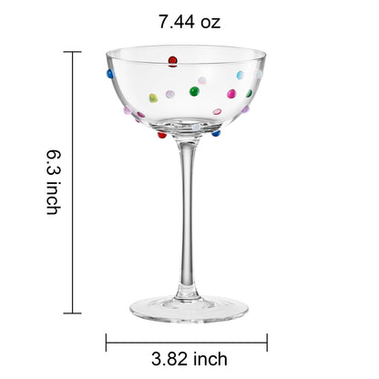 Khen Confetti Coupe - Set of 2
