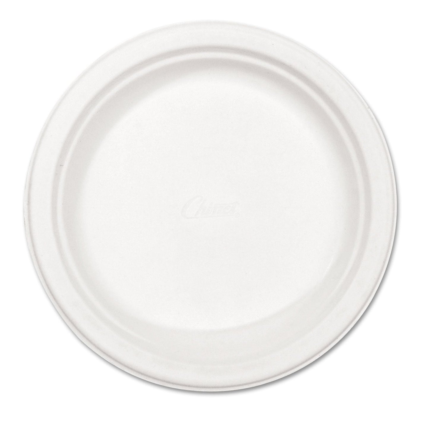 Chinet Paper Dinnerware, Plate, 8.75" dia, White, 500/Carton