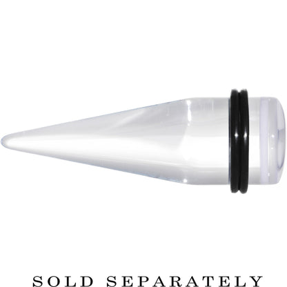 5/8 Clear White Acrylic Wish on a Star Taper
