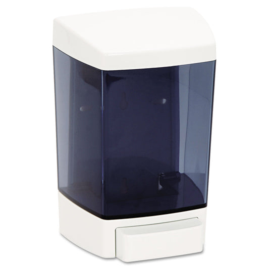 Impact ClearVu Plastic Soap Dispenser, 46 oz, 5.5 x 4.25 x 8.5, White