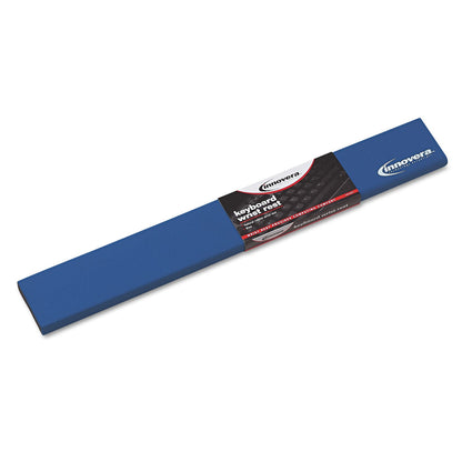 Innovera Latex-Free Keyboard Wrist Rest, 19.25 x 2.5, Blue