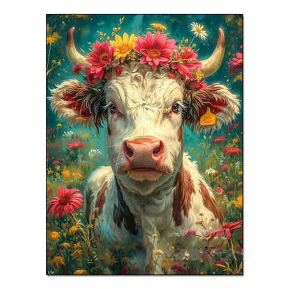 DIY Handmade Diamond Painting With Colorful Animals And Full Diamonds