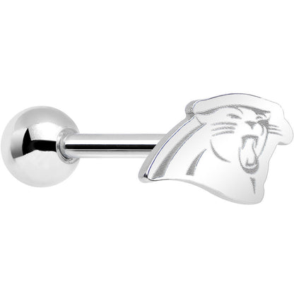 Officially Licensed Carolina Panthers Cut Out Barbell Tongue Ring
