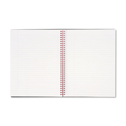 Black n' Red Flexible Cover Twinwire Notebook, SCRIBZEE Compatible, 1 Subject, Wide/Legal Rule, Black Cover, 11 x 8.5, 70 Sheets