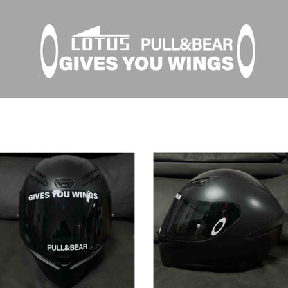 Motorcycle Helmet Decal